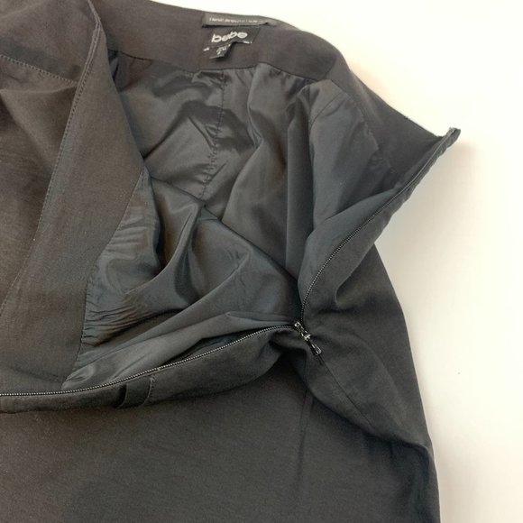Bebe Black Pencil Skirt with Pockets, size 8 - Picture 12 of 14